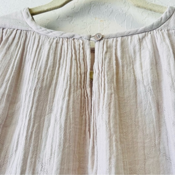 Masscob CATARINA - White Loose-fit cotton blouse with round neck Small - Picture 10 of 16